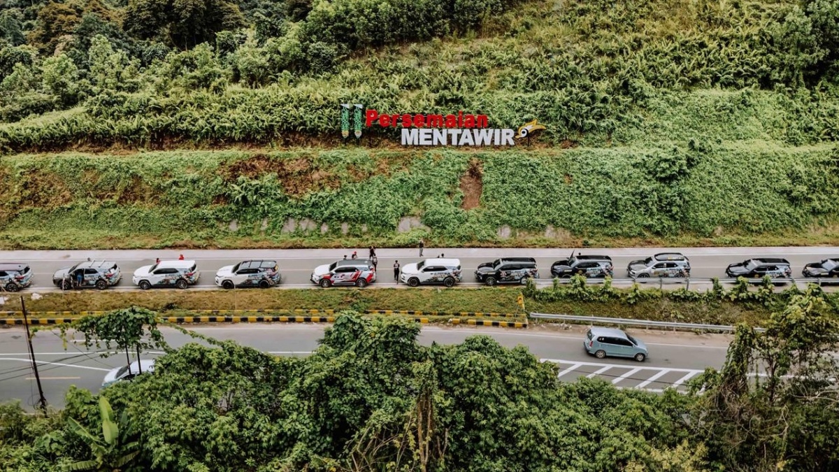 Komunitas ID42NER Taklukan Medan Off-Road Bumi Borneo