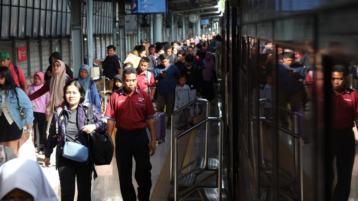 KAI Daop 1 Layani 1,6 Juta Penumpang Selama Libur Nataru 2025/2026