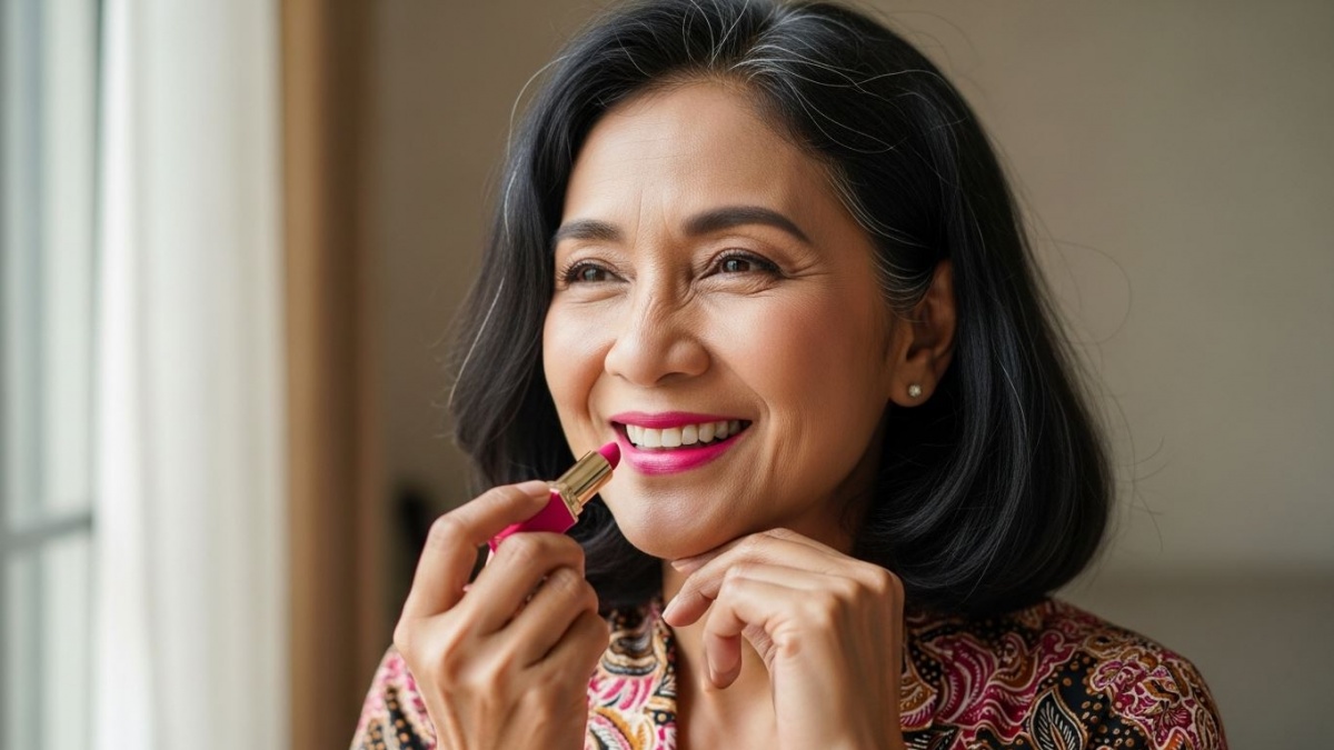 Lipstik Warna Apa yang Cocok di Usia 50-an? Ini 5 Pilihan agar Terlihat Fresh dan Lebih Muda