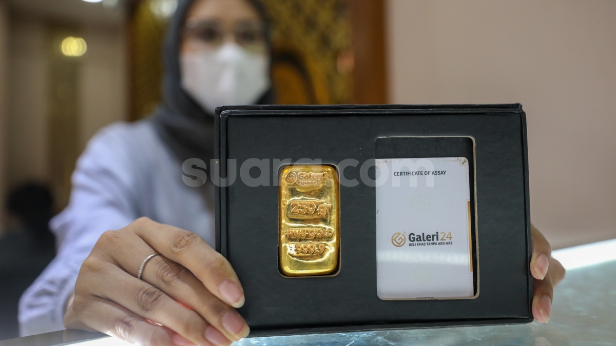 Harga Emas di Pegadaian 24 Agustus Kompak Meroket