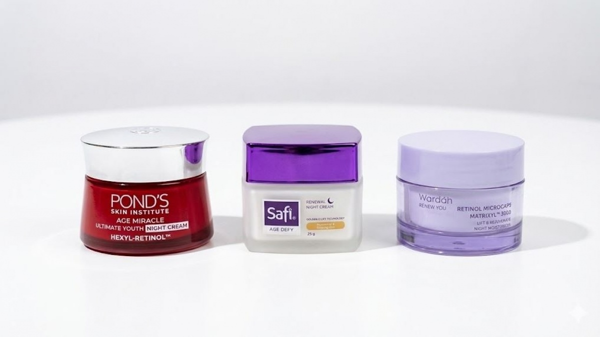 5 Krim Malam Anti Aging untuk Usia 50 Tahun ke Atas, Bantu Samarkan Tanda Penuaan