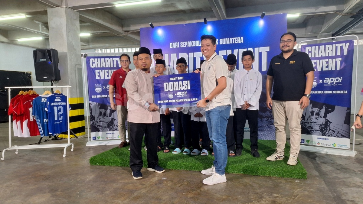 Persib Bandung dan APPI Gelar Charity "Dari Sepak bola untuk Sumatra"