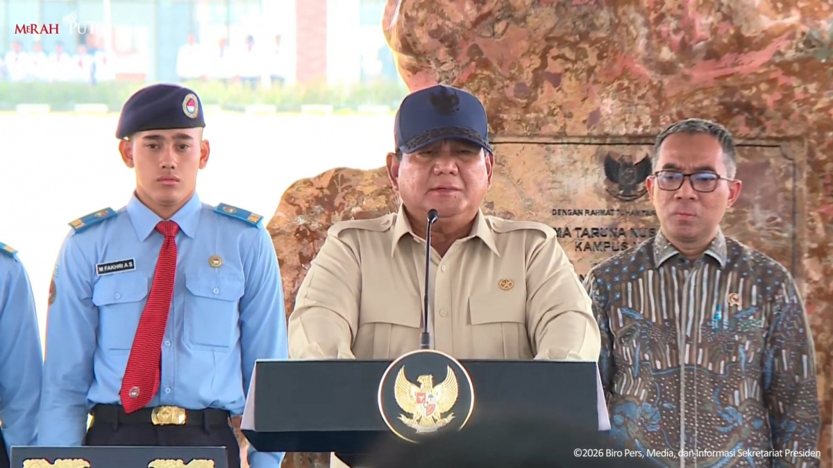 Prabowo Resmikan SMA Taruna Nusantara Kampus Malang
