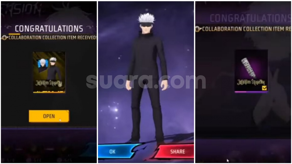 68 Kode Redeem FF Terbaru 14 Januari: Ada Bundle Gojo, Parang Kento, dan Morse Gratis