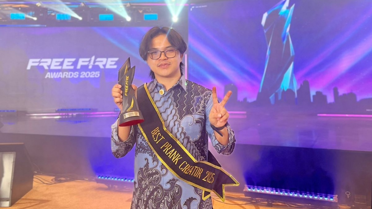 Kata Baban Usai Raih Piala di Free Fire Awards 2025, Konsistensi Jadi Kunci Kesuksesan