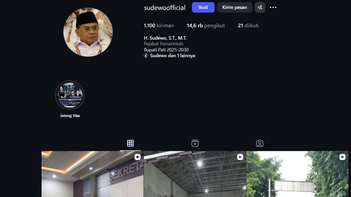Profil dan Akun Media Sosial Bupati Pati Sudewo: Tertangkap KPK Kasus Suap