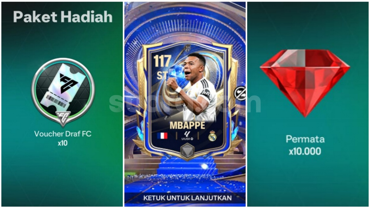 34 Kode Redeem FC Mobile Terbaru 20 Januari: Sikat TOTY 115-117 dan 20.000 Gems