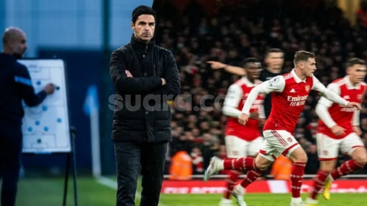 Arsenal Menang atau Turun dari Puncak Klasemen, Arteta Dibuat Senewen Jelang Lawan Tottenham