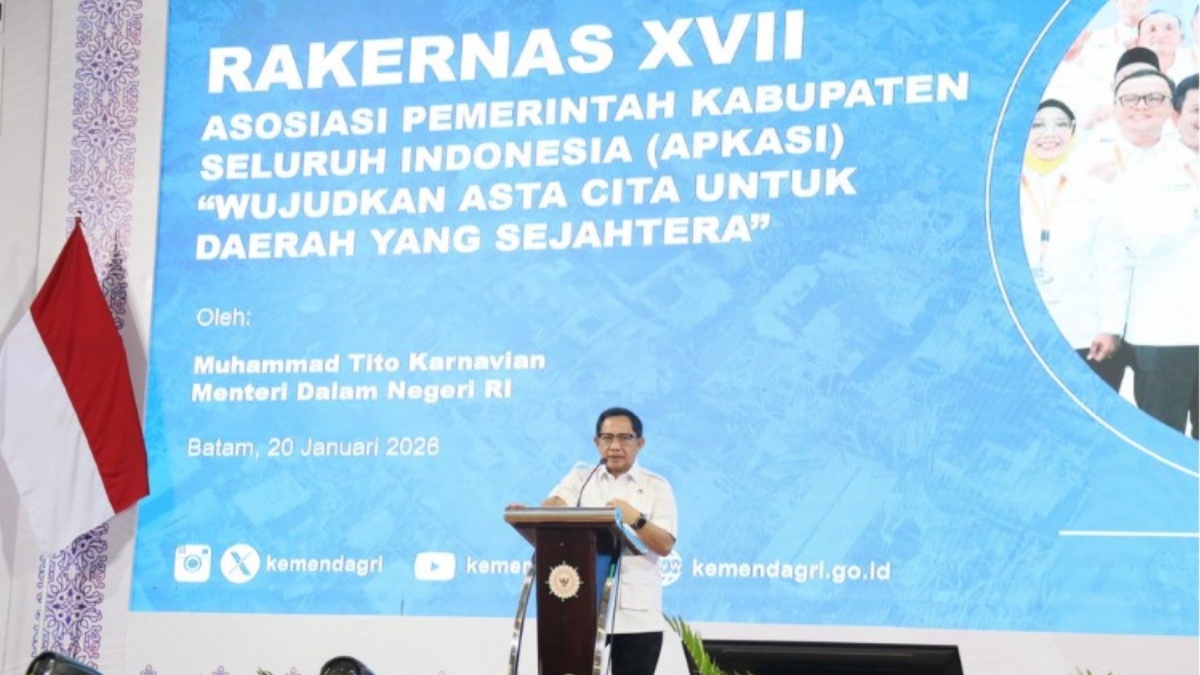 Tutup Rakernas XVII APKASI, Mendagri Ajak Kepala Daerah Atasi Persoalan Bangsa