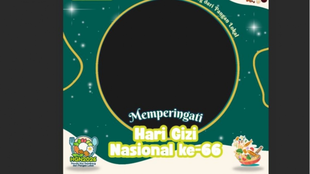 10 Link Twibbon Hari Gizi Nasional 2026 Berbagai Model dan Cara Menggunakannya