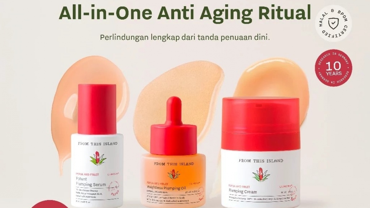 3 Skincare Buah Merah Papua Maudy Ayunda untuk Mengatasi Penuaan Dini Wanita
