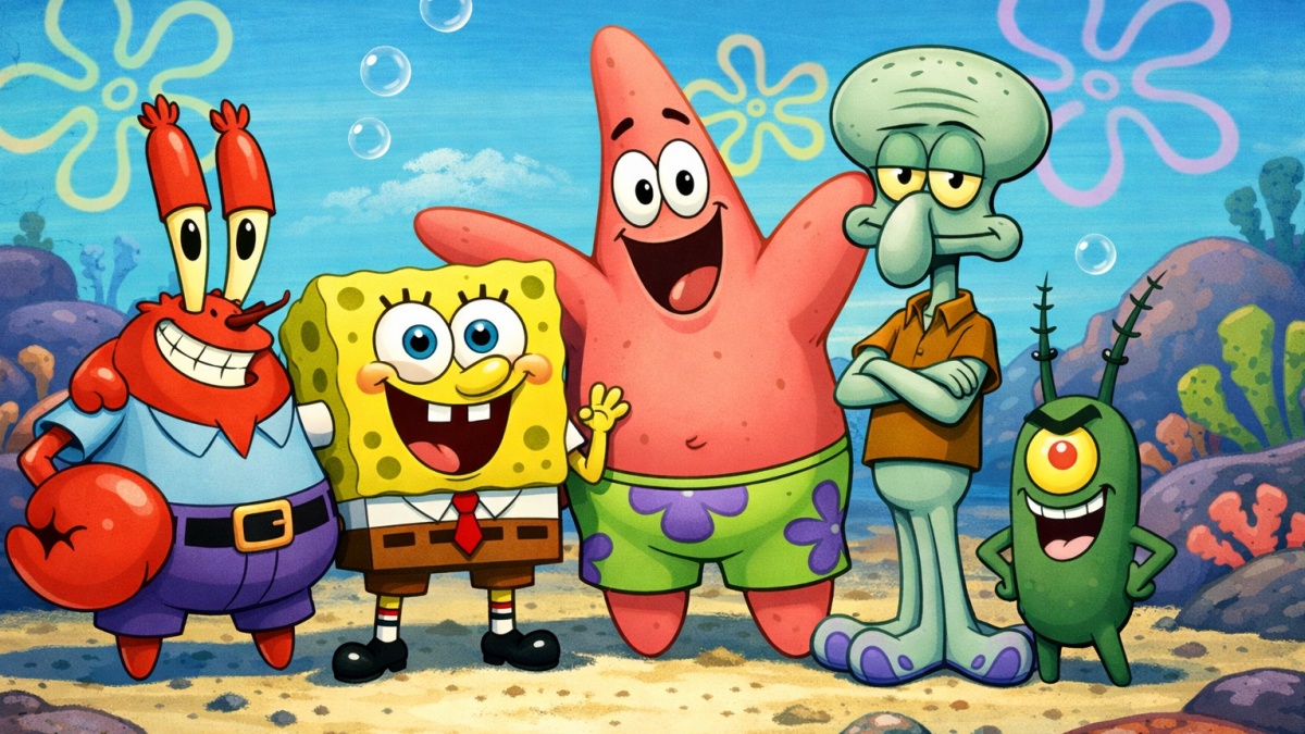 KUIS: Kamu SpongeBob, Patrick, Squidward, Mr. Krabs, atau Plankton?