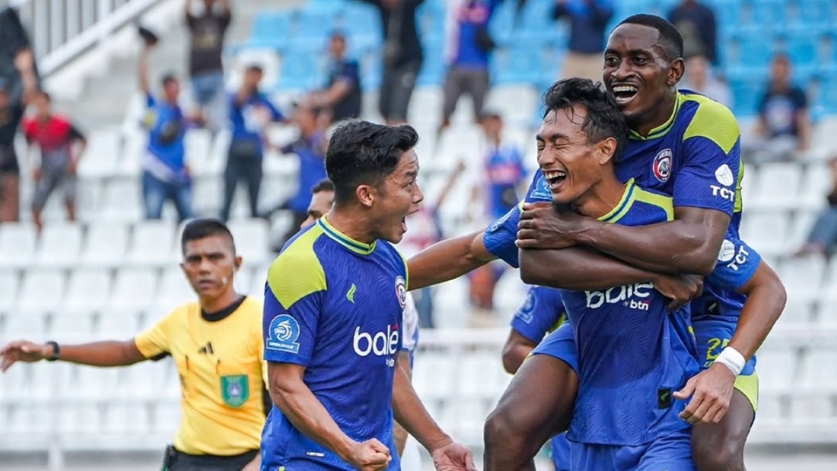Hansamu Yama Jadi Pahlawan Kemenangan Arema FC atas Persijap