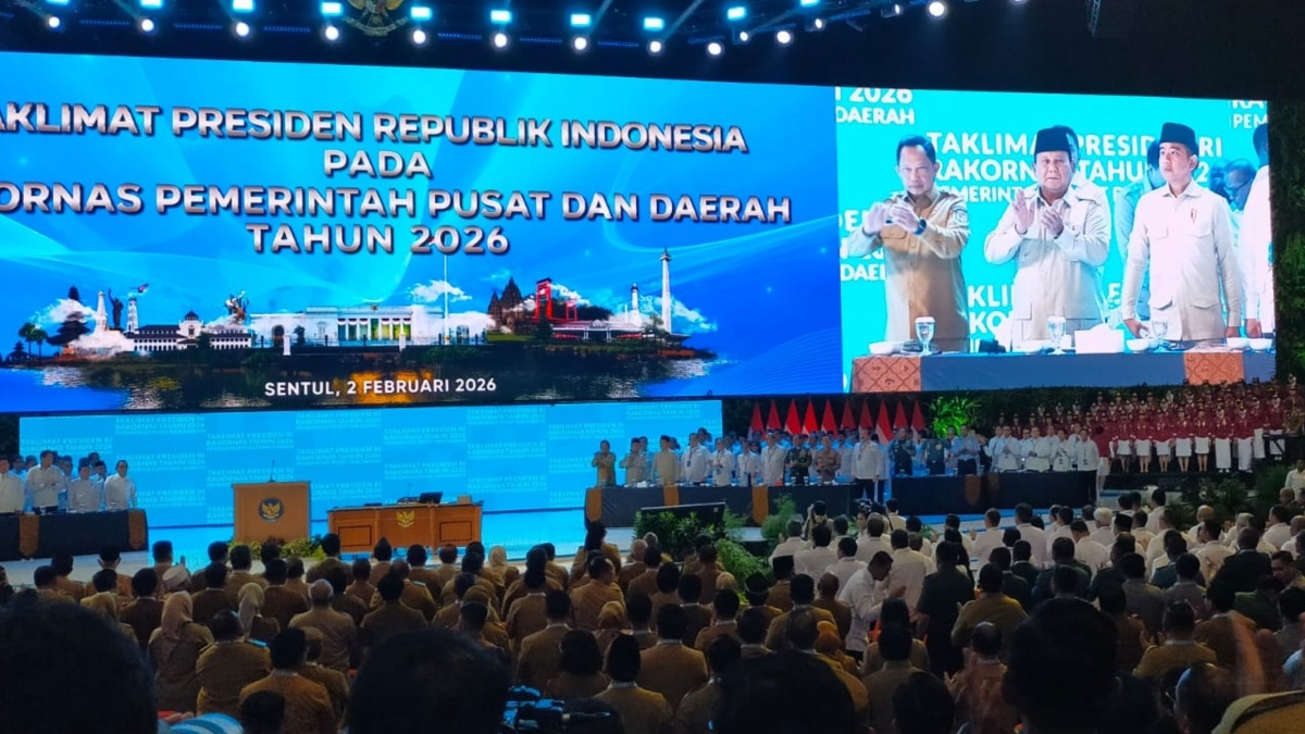 Dari MBG Sampai ASRI, Presiden Prabowo Menggugah 4 Ribu Lebih Peserta Rakornas Kemendagri 2026