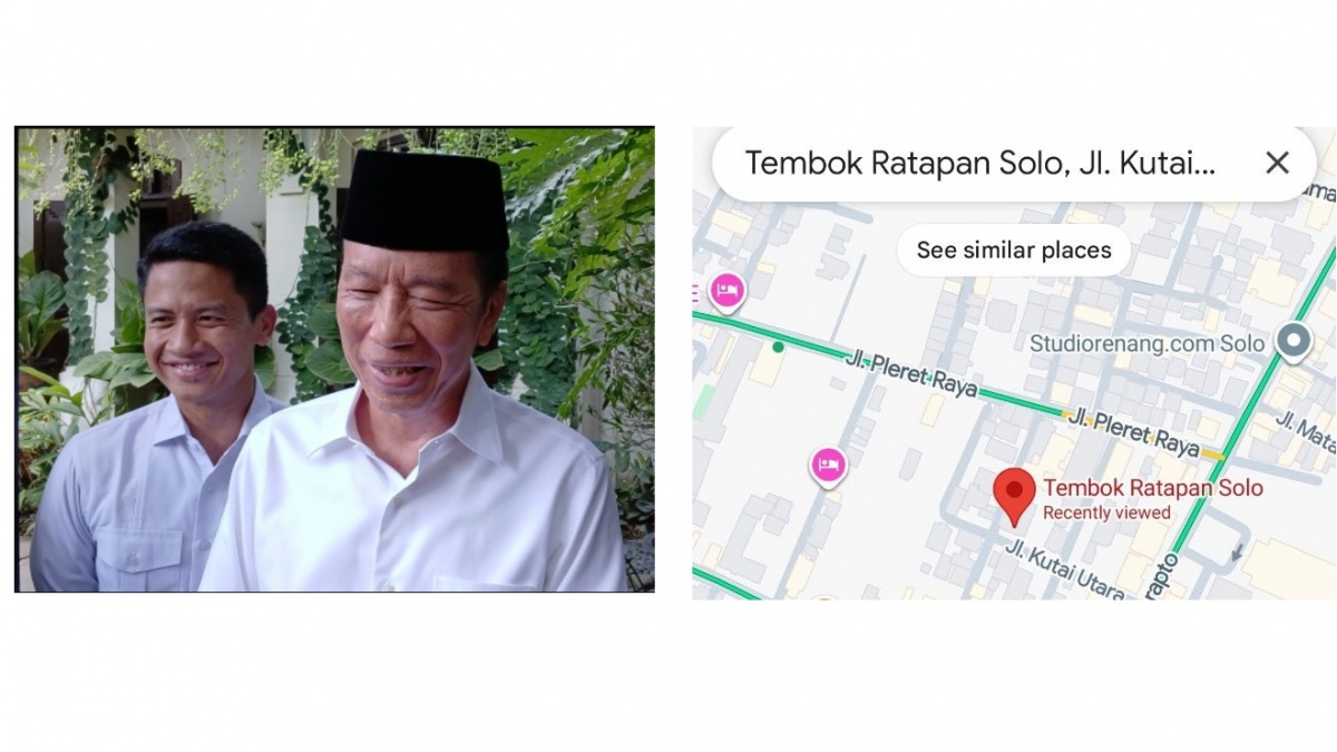 Heboh 'Tembok Ratapan Solo' Muncul di Google Maps, Ternyata Berlokasi di Kediaman Jokowi