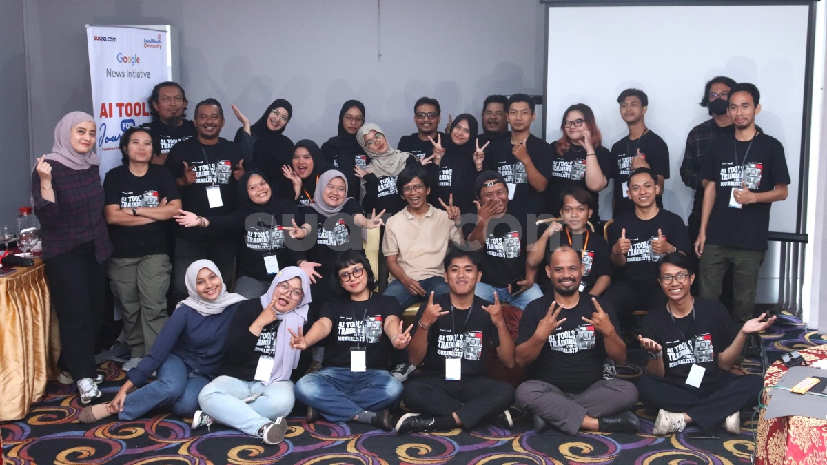 Tuntas, Ratusan Jurnalis Selesaikan Pelatihan AI dari Suara.com yang Didukung Google News Initiative
