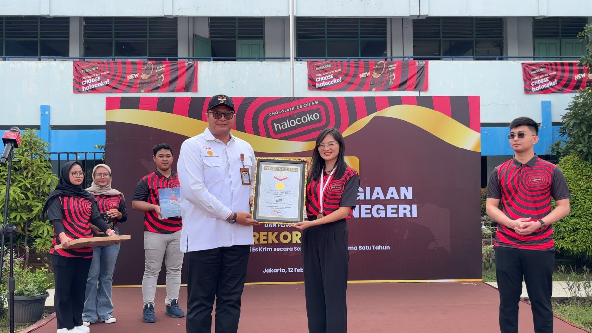 Lebih dari Sekadar Es Krim, Halocoko Torehkan Rekor MURI Lewat Gerakan Sosial
