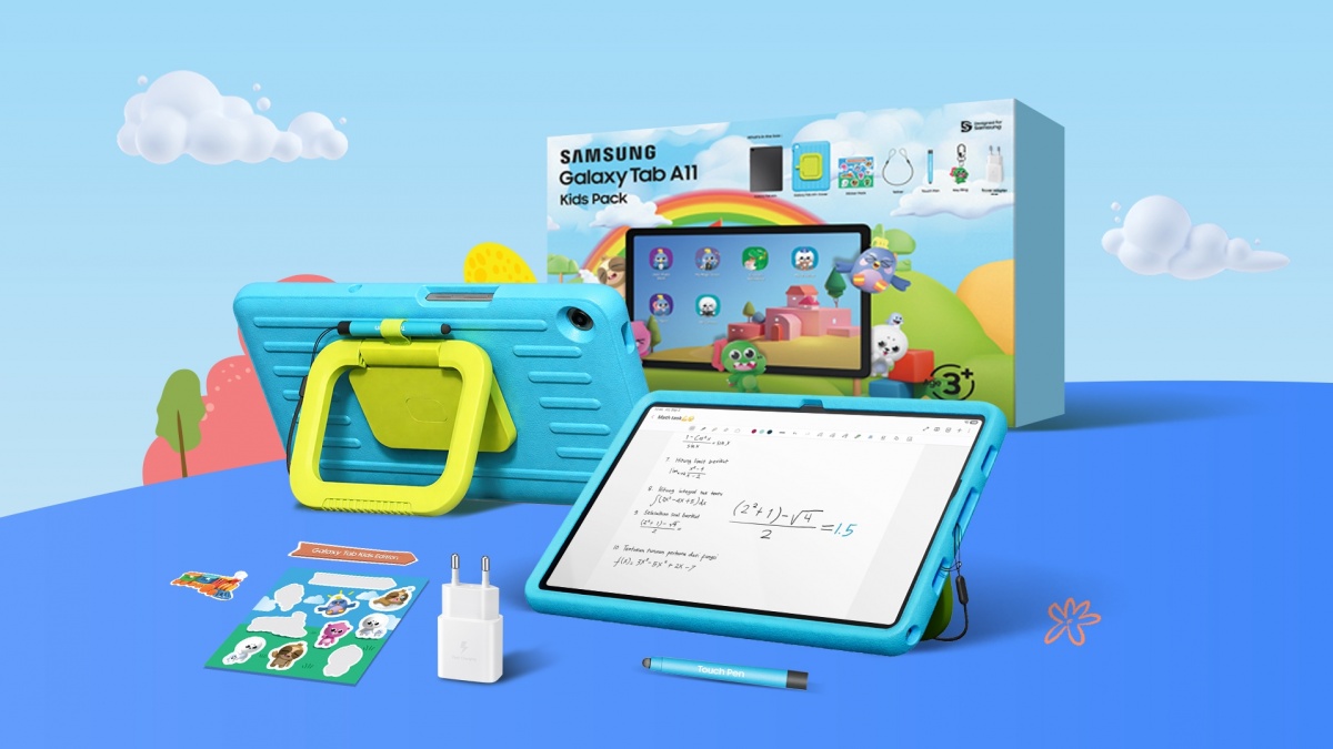 Galaxy Tab A11 Kids Pack: Tablet Paling ManTAB untuk Belajar, Main, dan Aman Dipakai Anak