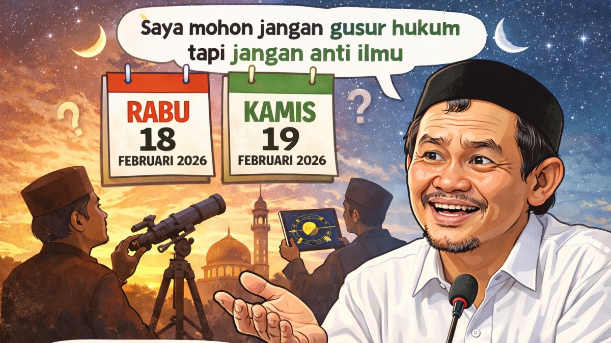 Puasa Mulai Hari Rabu atau Kamis? Sudahi Perdebatan Rukyat dan Hisab, Ini Kata Gus Baha