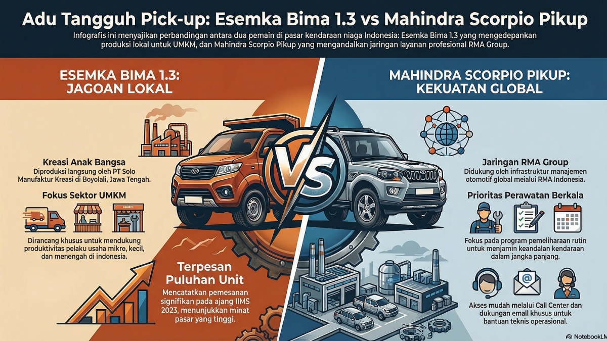 Polemik Koperasi Merah Putih: Mengapa Pilih Mahindra Ketimbang Esemka? Cek Perbandingannya