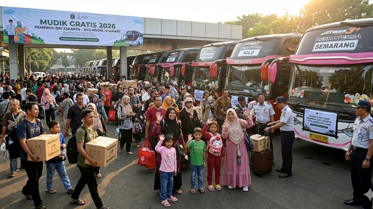 Link Daftar Mudik Gratis DKI Jakarta 2026 dan Syarat Lengkapnya: Dibuka Besok, Siap War Tiket