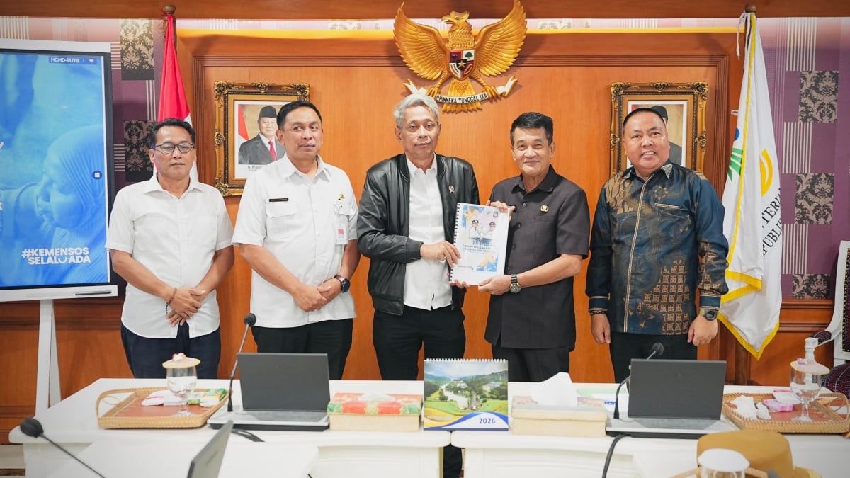 Audiensi 7 Pemda, Wamensos Agus Jabo Tekankan Dinsos Ujung Tombak Pemutakhiran Data