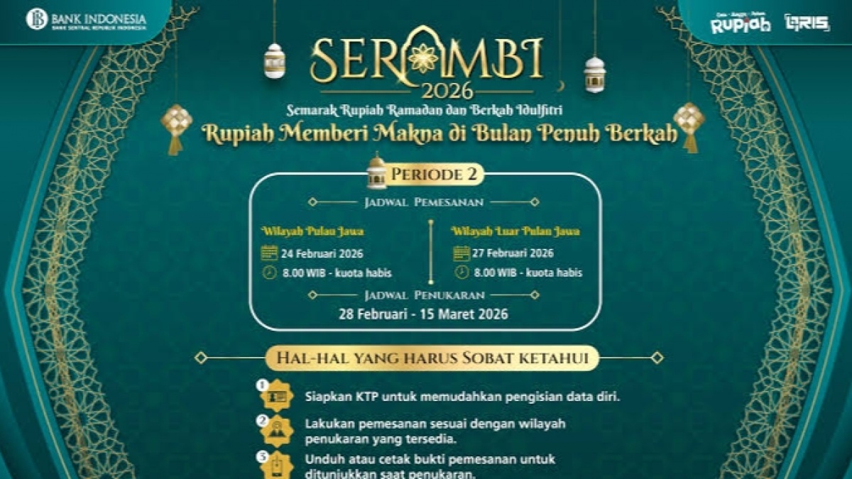 Batas Maksimal Penukaran Uang Baru di BI 2026, Cek Rincian Nominal dan Jadwalnya