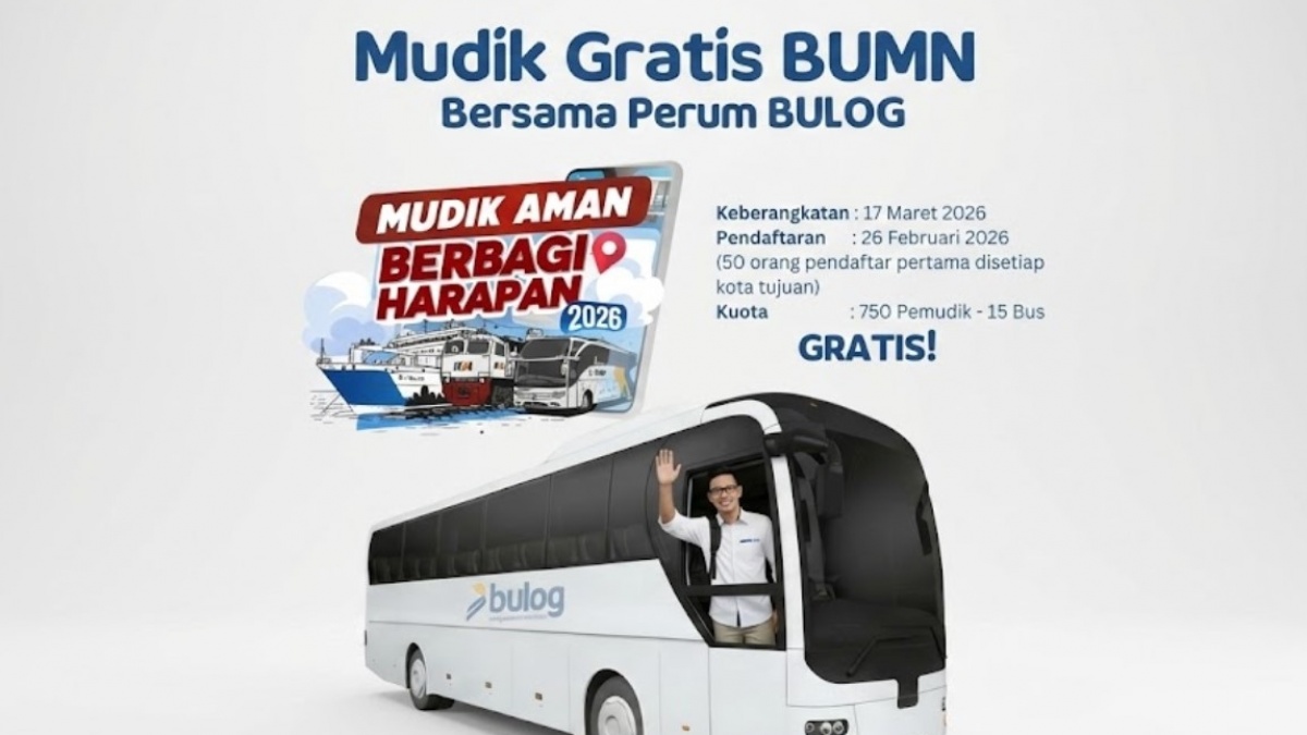 Link Pendaftaran Mudik Gratis Bulog 2026 Dibuka Hari Ini, Siapkan KTP dan KK Anda Sekarang