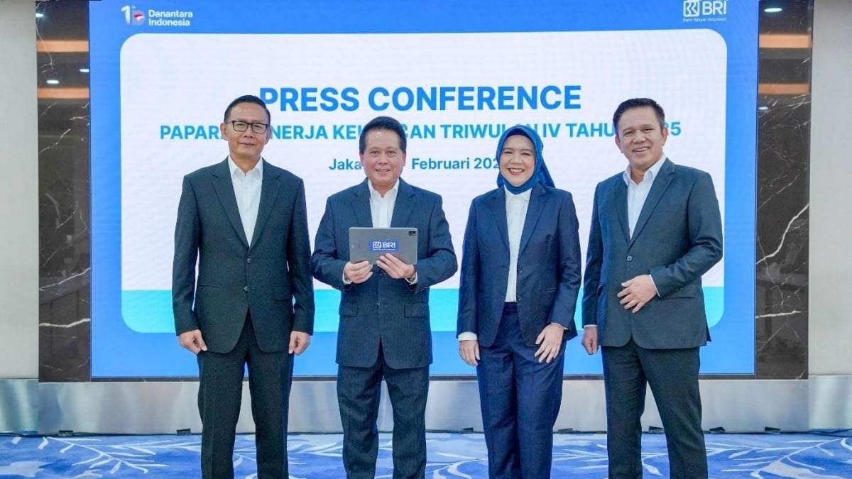BRI Cetak Laba Rp57,13 Triliun di 2025, Kredit Tumbuh 12,3% dan NPL 3,07%