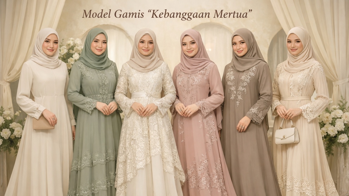 5 Model Gamis Kebanggaan Mertua yang Jadi Tren Lebaran 2026
