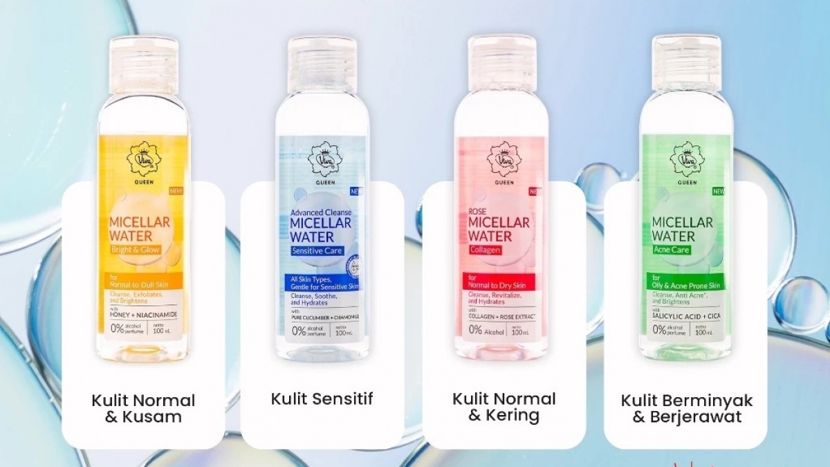 4 Micellar Water Viva untuk Kulit Kering, Sensitif dan Berjerawat, Hanya Rp20 Ribuan!