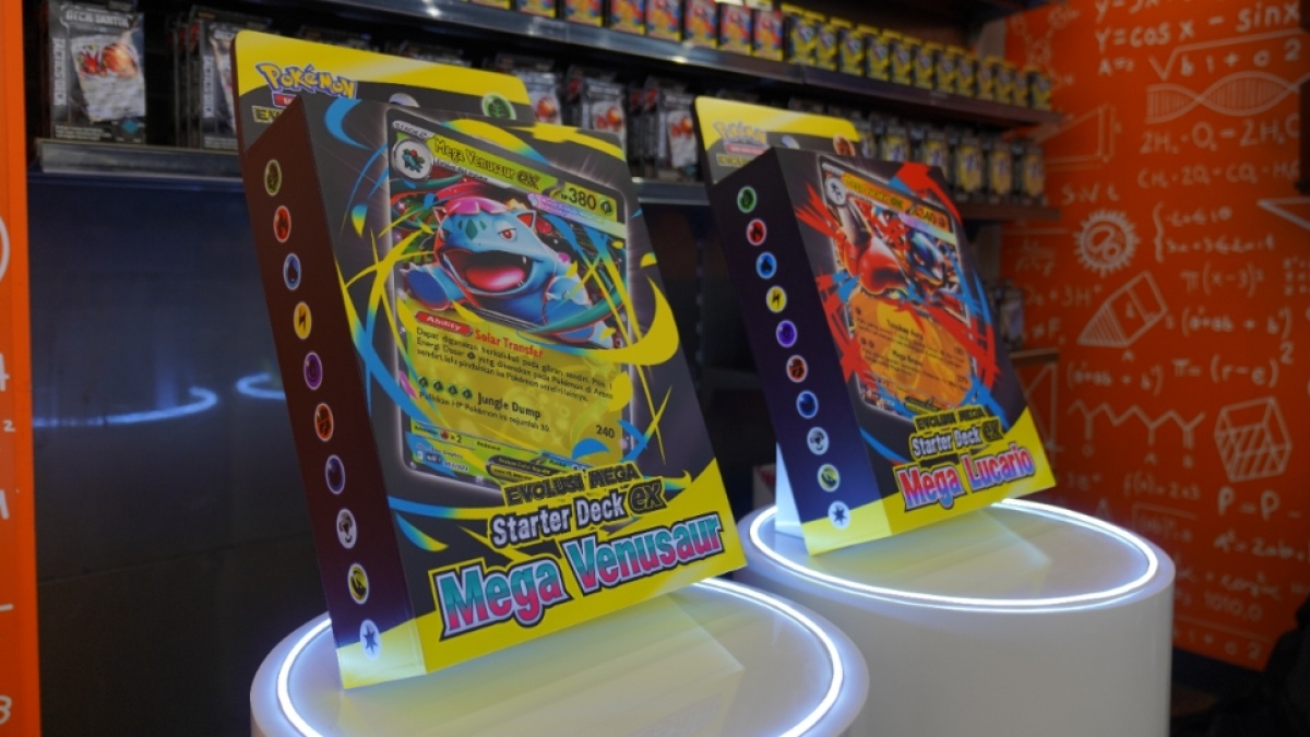 Pokemon Evolusi Mega ex Hadir dalam Format Starter Deck Siap Main