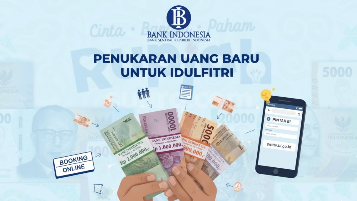 Update Kuota PINTAR BI Wilayah Jawa dan Luar Jawa untuk Penukaran Uang