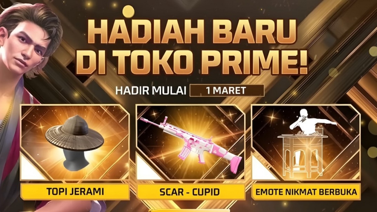 33 Kode Redeem FF 28 Februari 2026, Celana Angel Ungu dan Topi Jerami Siap Hadir