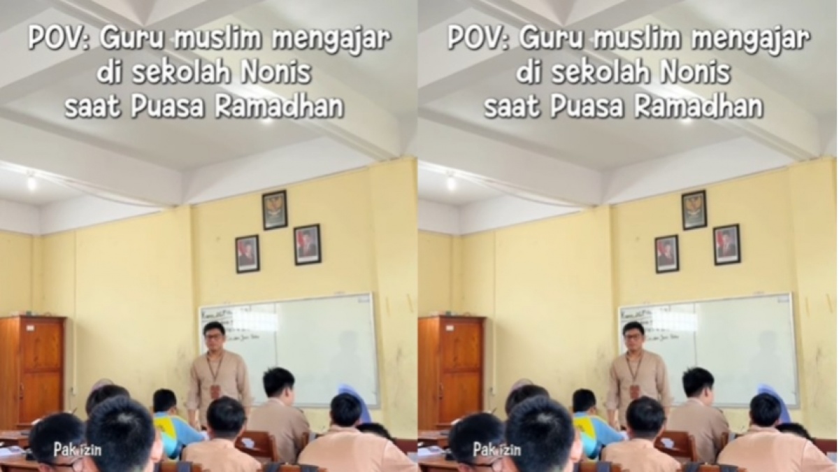 Viral Guru Muslim Mengajar di Sekolah Katolik, Sikap Siswanya Saat Ramadan Jadi Sorotan