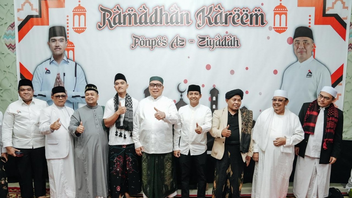 Safari Ramadan PSI di Cipete, Kaesang: Kami Akan Sering Datang Minta Nasihat ke Pesantren