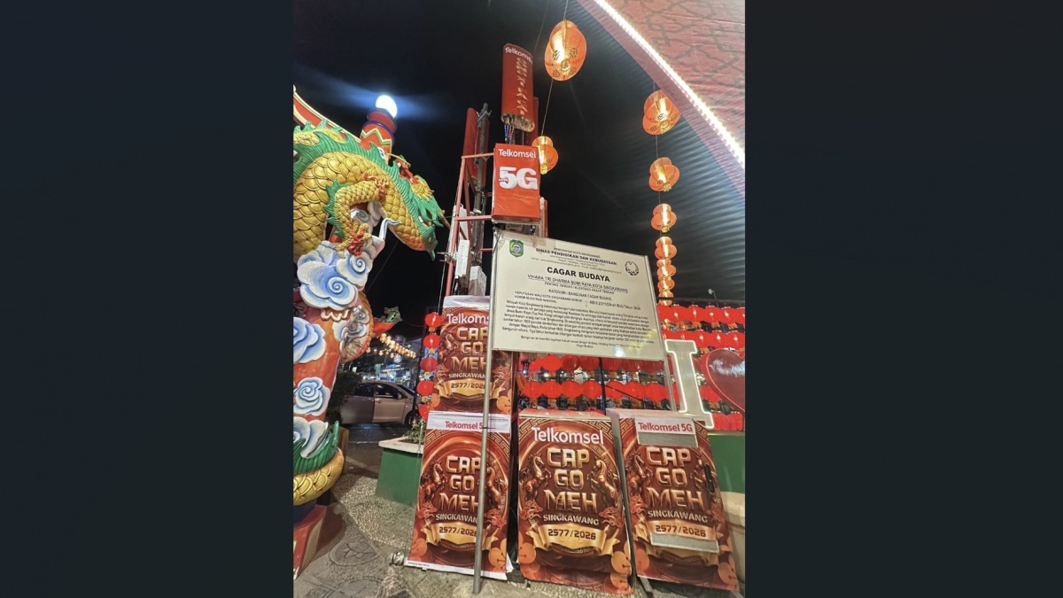 Hyper 5G Telkomsel Hadir di Singkawang dan Pontianak, Jaringan Ngebut Ramaikan Cap Go Meh 2026