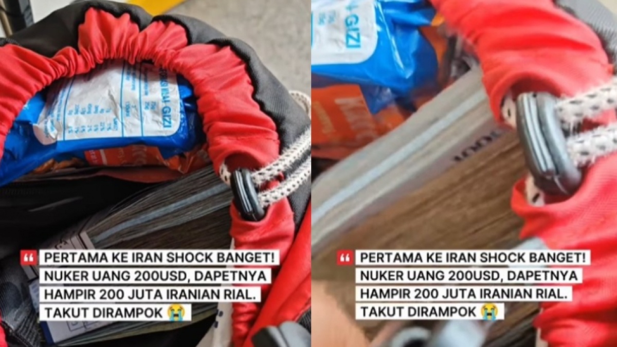 Pria Ini Kaget Tukar Uang di Iran sampai Takut Dirampok