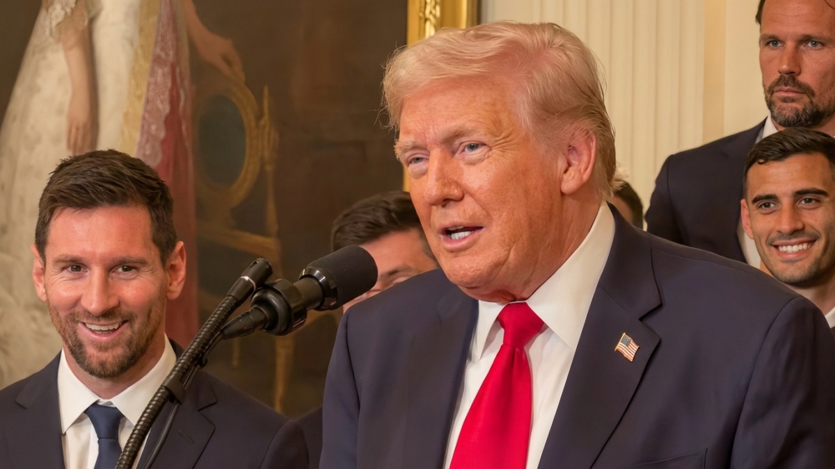 Ketawa Karir Ala Messi Saat Donald Trump Sebut Cristiano Ronaldo Lebih Hebat