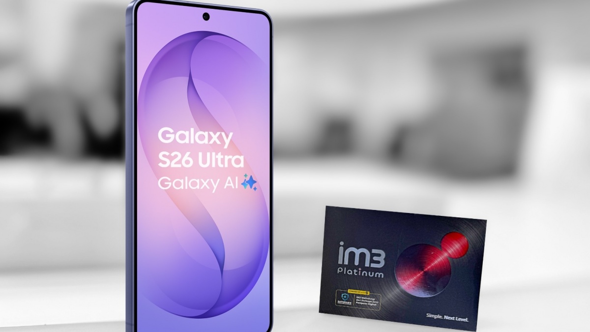 Samsung Galaxy S26 Resmi Dibundling IM3 Platinum, Kuota Tembus 1 TB