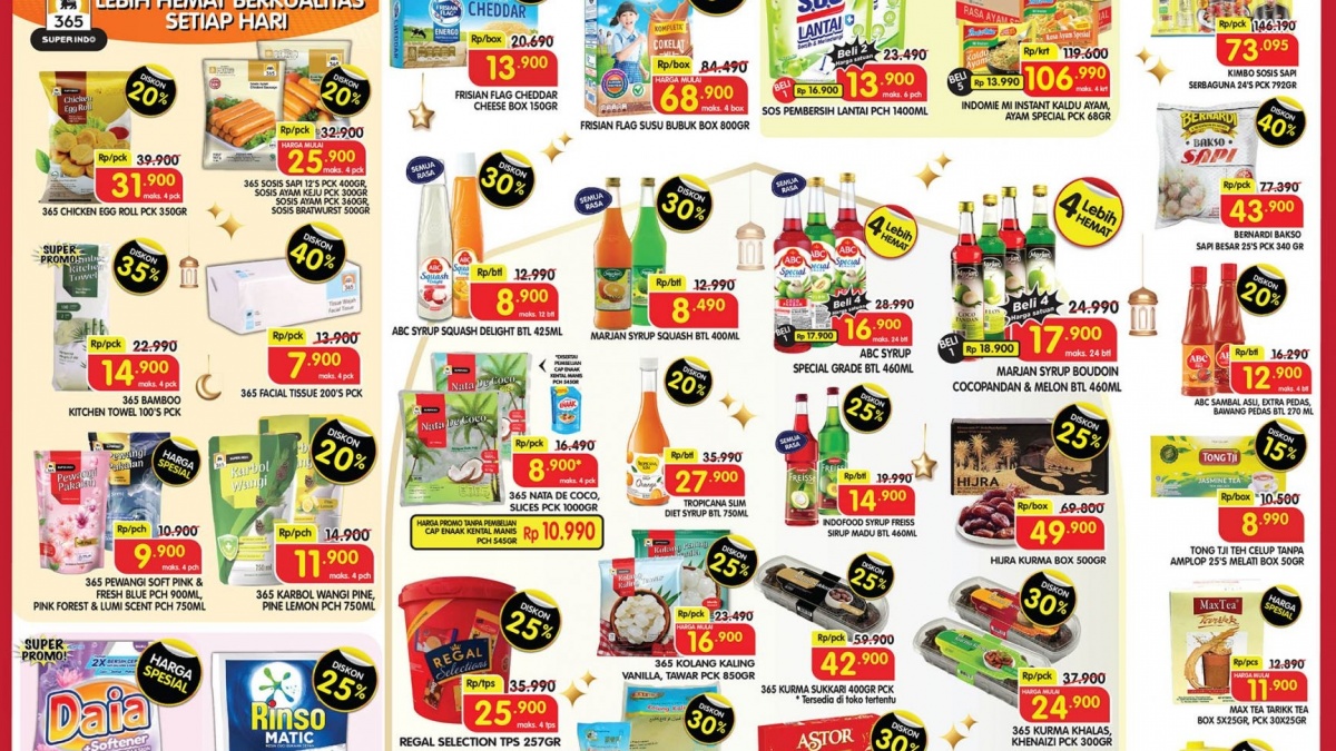Promo Sirup dan Biskuit Kaleng di Superindo Edisi Lebaran, Marjan hingga Khong Guan Diskon Besar