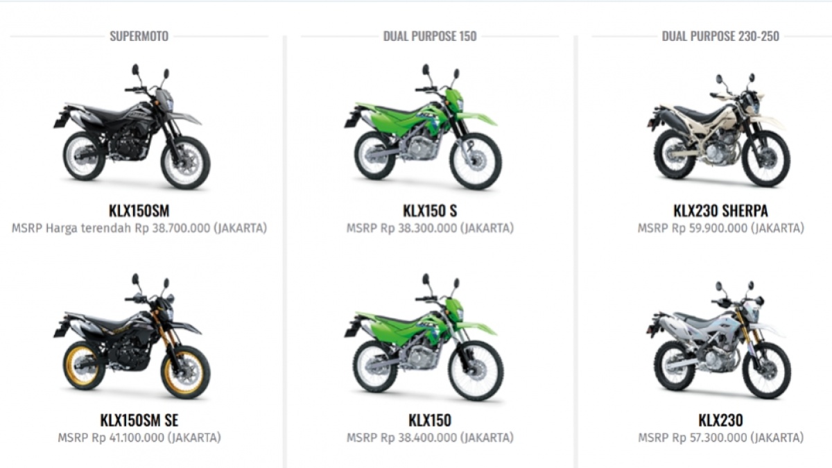 Harga Motor Kawasaki Terbaru Maret 2026 di Indonesia, Mulai Segini
