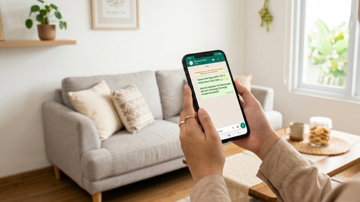 24 Ide Ucapan Idulfitri yang Puitis tapi Tidak Kaku untuk WhatsApp