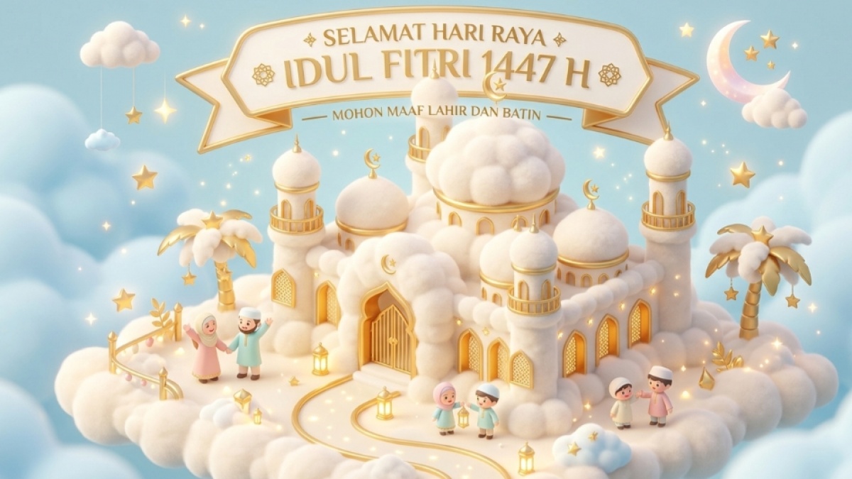 30 Prompt AI untuk Desain Kartu Ucapan Lebaran Gratis dengan Berbagai Tema Menarik