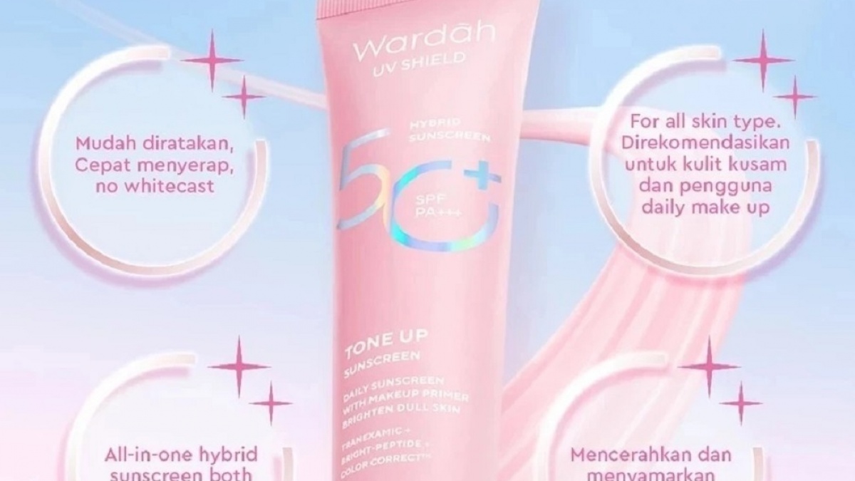 Keunggulan Sunscreen Wardah Warna Pink, Bisa Jadi Primer dan Cerahkan Kulit Kusam