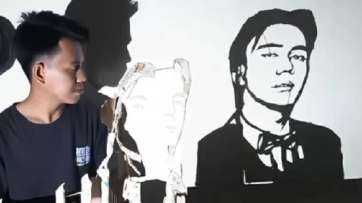 Viral Penghormatan Unik Seniman Siluet untuk Vidi Aldiano