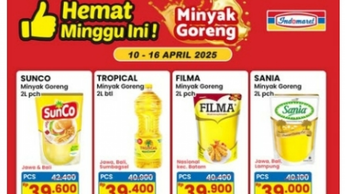 Promo Minyak Goreng di Alfamart Diskon Gede-gedean, Cek Daftar Lengkap Merek Favorit
