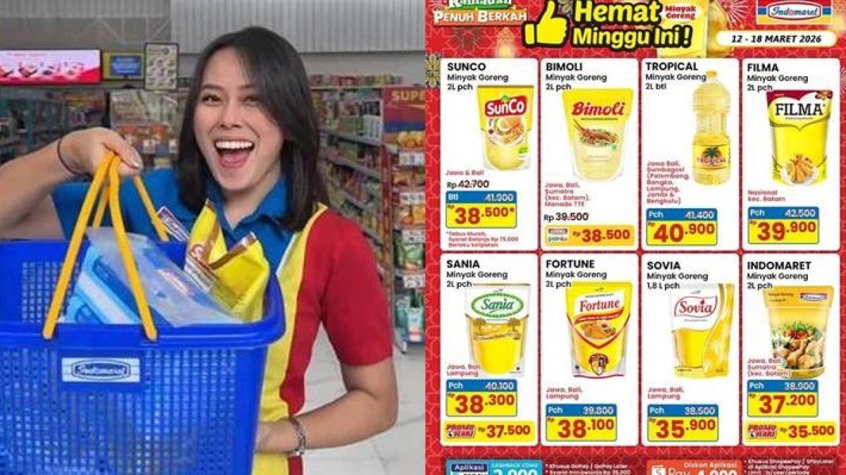 Promo Minyak Goreng Indomaret Minggu Ini, Harga Mulai Rp35 Ribuan