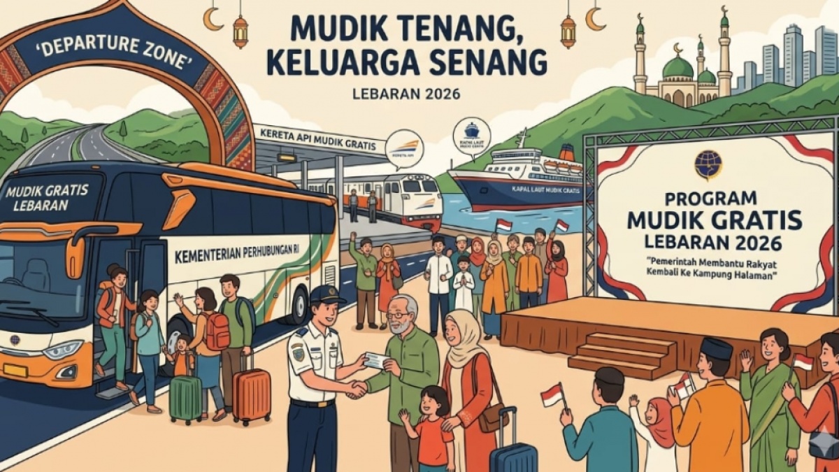 3 Link Daftar Mudik Balik Gratis Lebaran 2026 Tujuan Jabodetabek, Kuota Melimpah