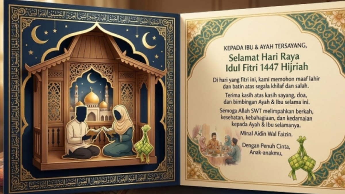 25 Ucapan Idul Fitri 2026 Paling Menyentuh Hati untuk Orang Tua dan Mertua